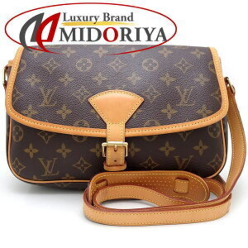 LOUIS VUITTON Monogram Sologne Shoulder Bag Brown